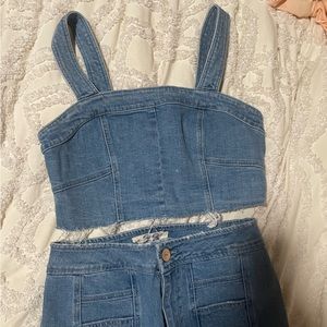 Free People We the Free denim set.